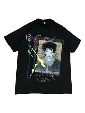 Vintage The Cure 1987 Kissing Tour Shirt Single Stitch Band Grunge Medium